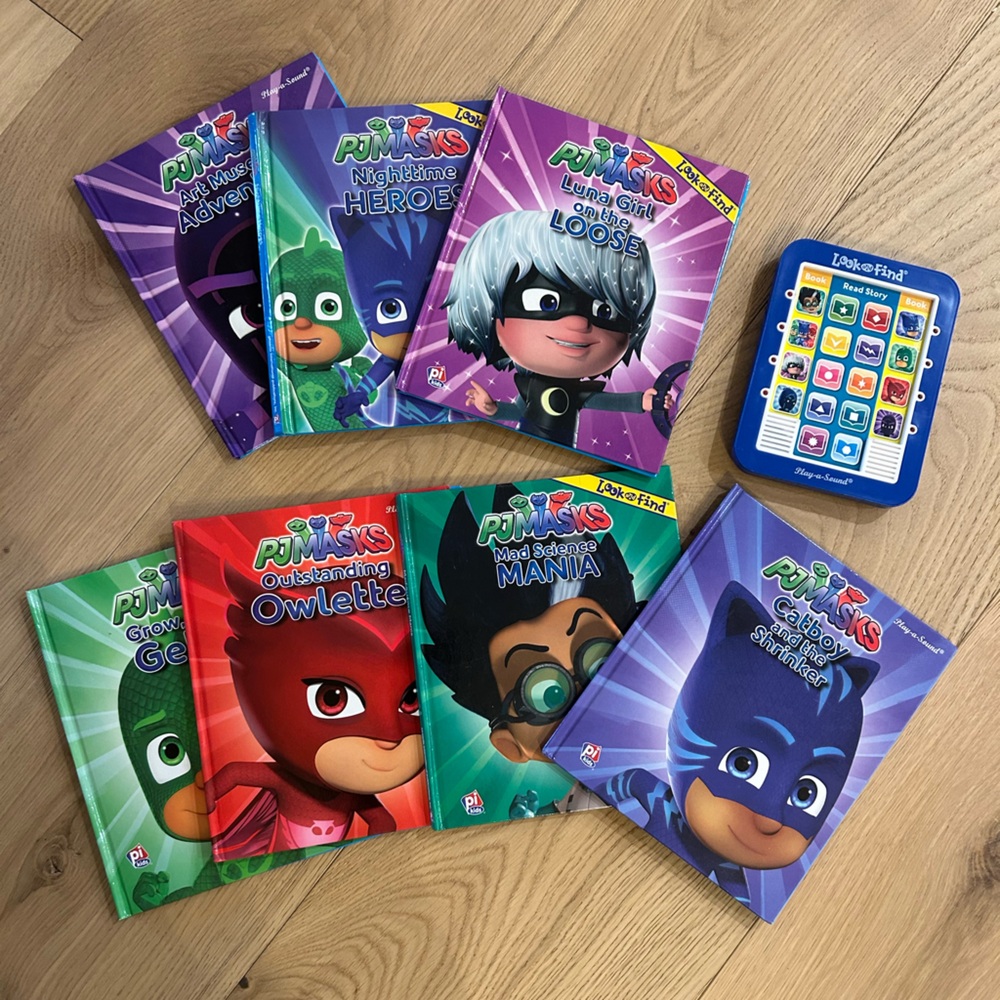 PJ Masks Children's Book Set & Story Reader